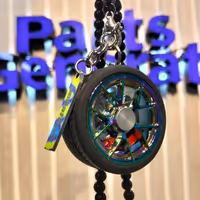 WHEEL CAR MIRROR REARVIEW HANGING CHAIN - image 2